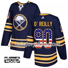 Dětské Hokejový Dres Buffalo Sabres Ryan OReilly 90 2017-2018 USA Flag Fashion Modrá Adidas Authentic